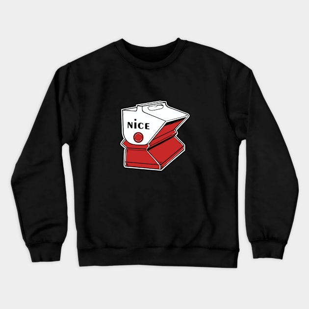 Minnecooler - Red Crewneck Sweatshirt by mjheubach